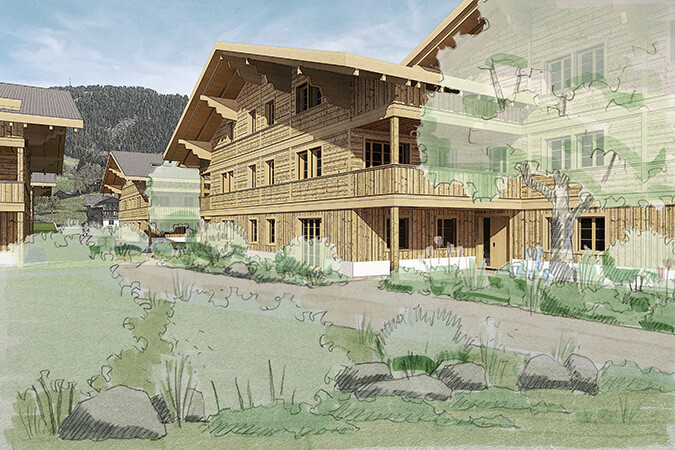 Wohnbauprojekt Ebnitmatte Gstaad